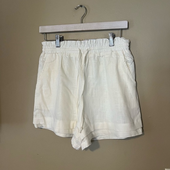 Altar’d State Pull On Drawstring Linen Blend Shorts - Picture 3 of 8